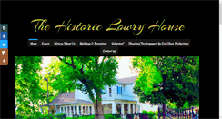 Desktop Screenshot of historiclowryhouse.com