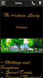 Mobile Screenshot of historiclowryhouse.com